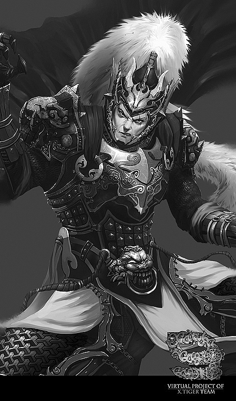 肖壮悦X.tiger学生黑白稿作品（图ZNTY1MDg0NA==） - 商业插画 - 站酷设计师XR异创神CG学院原创素材 - 站酷ZCOOL