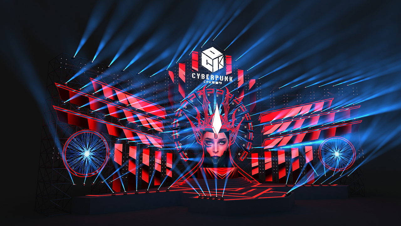 重庆CPK电音节舞美设计