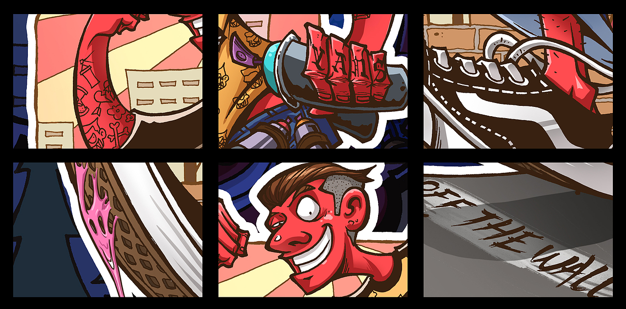 #VANS#插画——重返街头（图ZNDg2MTM4NzY=） - 商业插画 - 站酷设计师JATE杰特原创素材 - 站酷ZCOOL