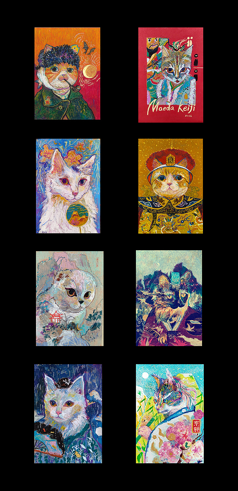 吾辈是猫07（图ZMTM0MjQwOTI0） - 创作习作 - 站酷设计师Asch修原创素材 - 站酷ZCOOL