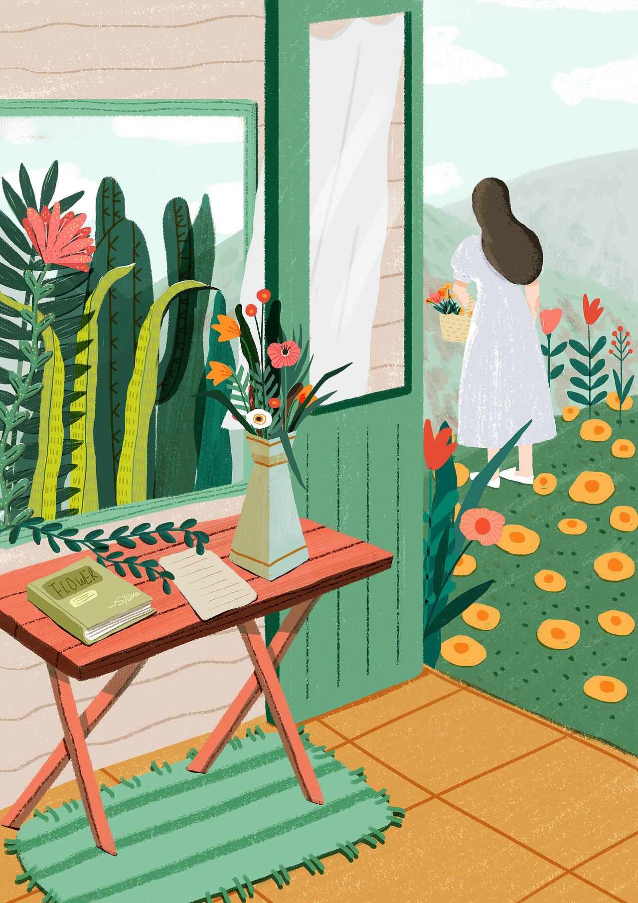 独处时光——合集|插画|商业插画|业余的sylvia_原创作品-站酷zcool