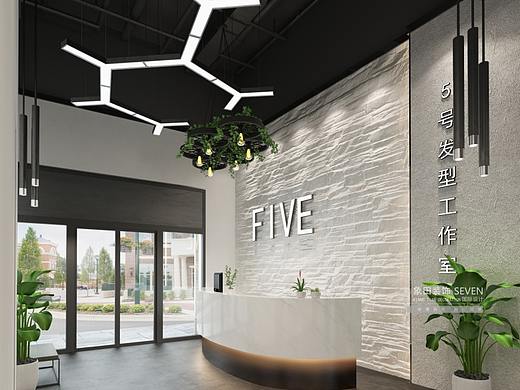 重庆理发店设计/发型工作室设计/美容美发设计-象田