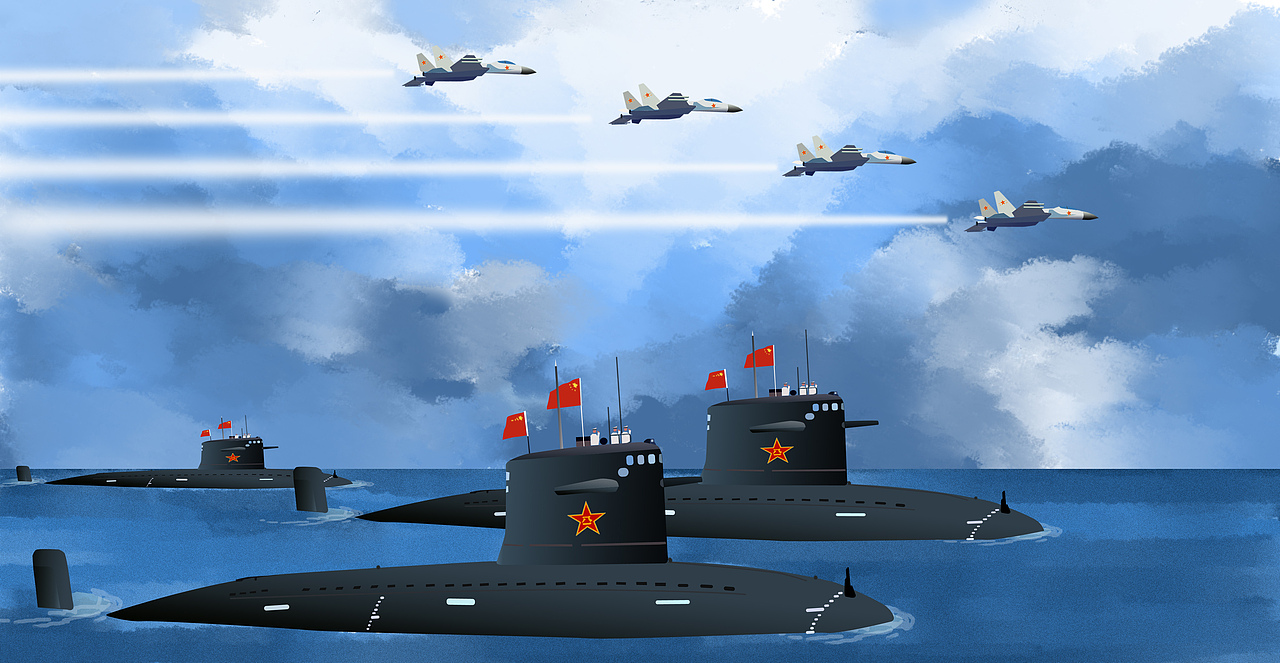 海陆空立体作战