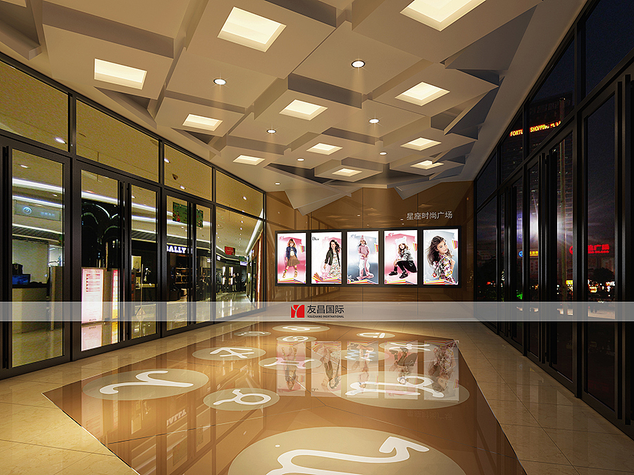 【友昌设计案例】长兴时尚星座广场设计效果图（图ZMjA1MDc1OTg0） - 家装设计 - 站酷设计师友昌商业设计原创素材 - 站酷ZCOOL