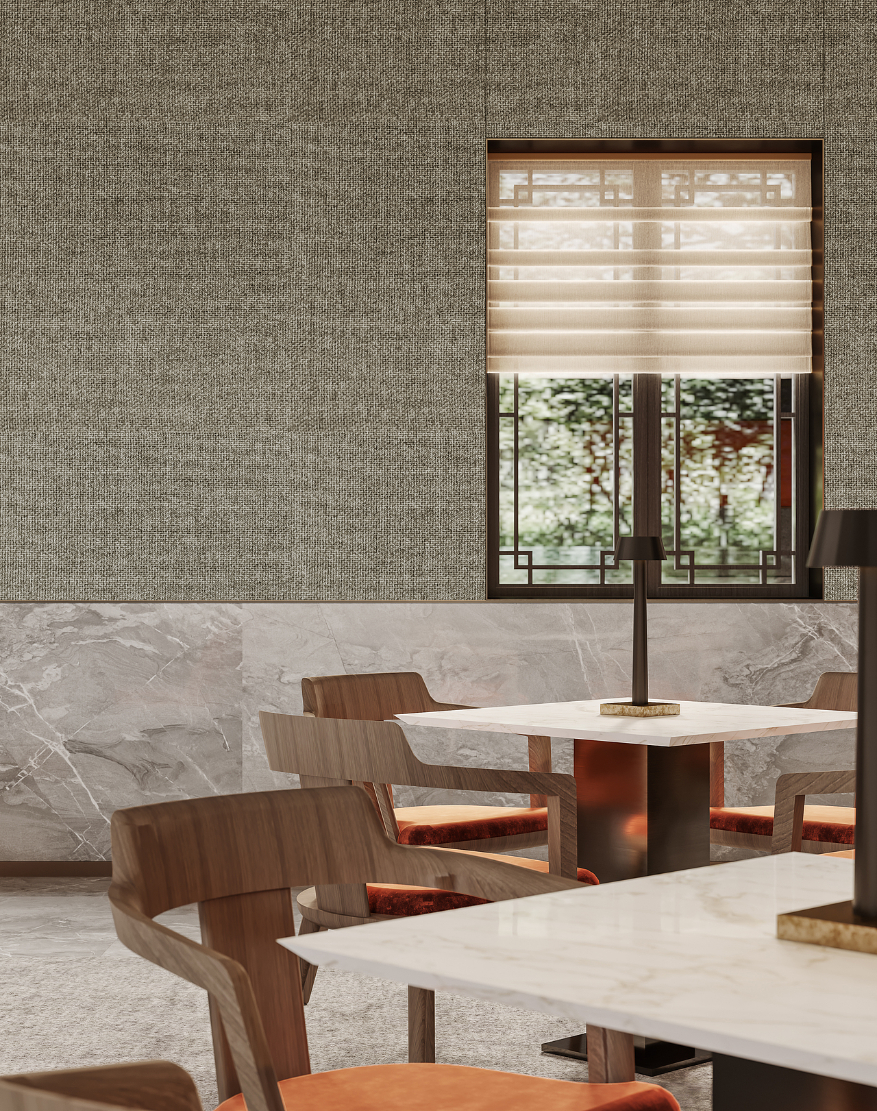 现代新中式售楼处（图ZMjc1MzY1ODQ4） - 家装设计 - 站酷设计师Renderer原创素材 - 站酷ZCOOL