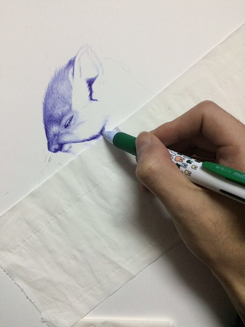 速画小松鼠一枚