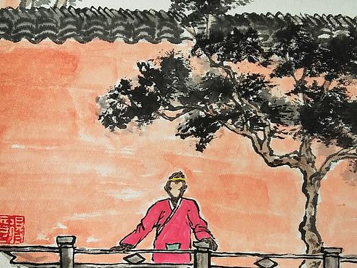 猴哥很忙（3）（个人主页-ZMzE0OTQ3MTY=） - 绘画 - 站酷设计师朝画原创素材 - 站酷ZCOOL