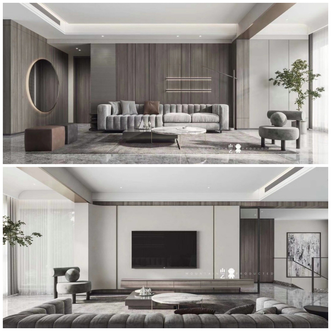 Home design丨 长沙．美联天骄城300平复式（图ZMjE4MjU5ODY0） - 家装设计 - 站酷设计师山乙建设syjstl原创素材 - 站酷ZCOOL