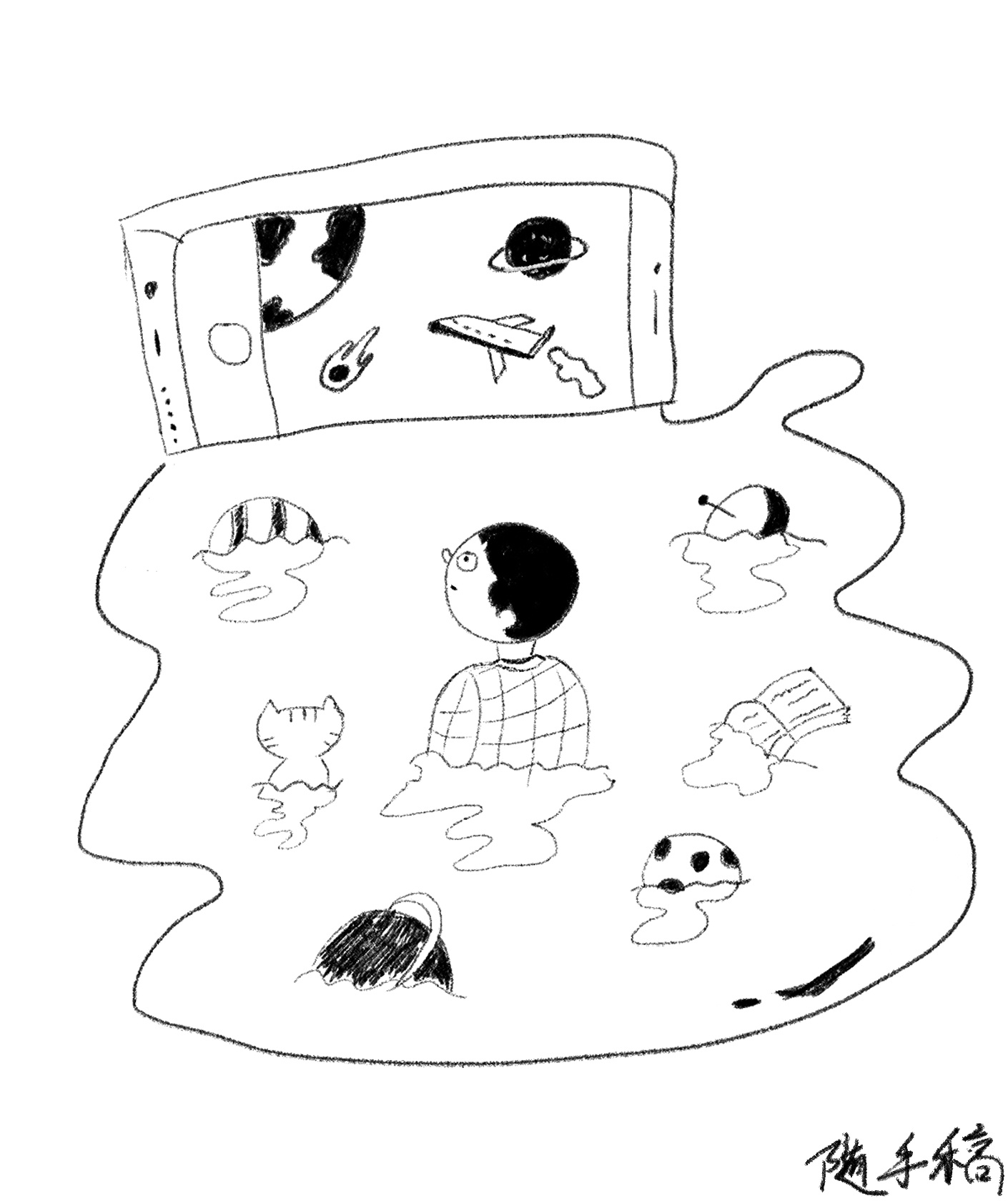 异想天开|插画|插画习作|铉铉的铉 - 临摹作品 - 站酷 (zcool)