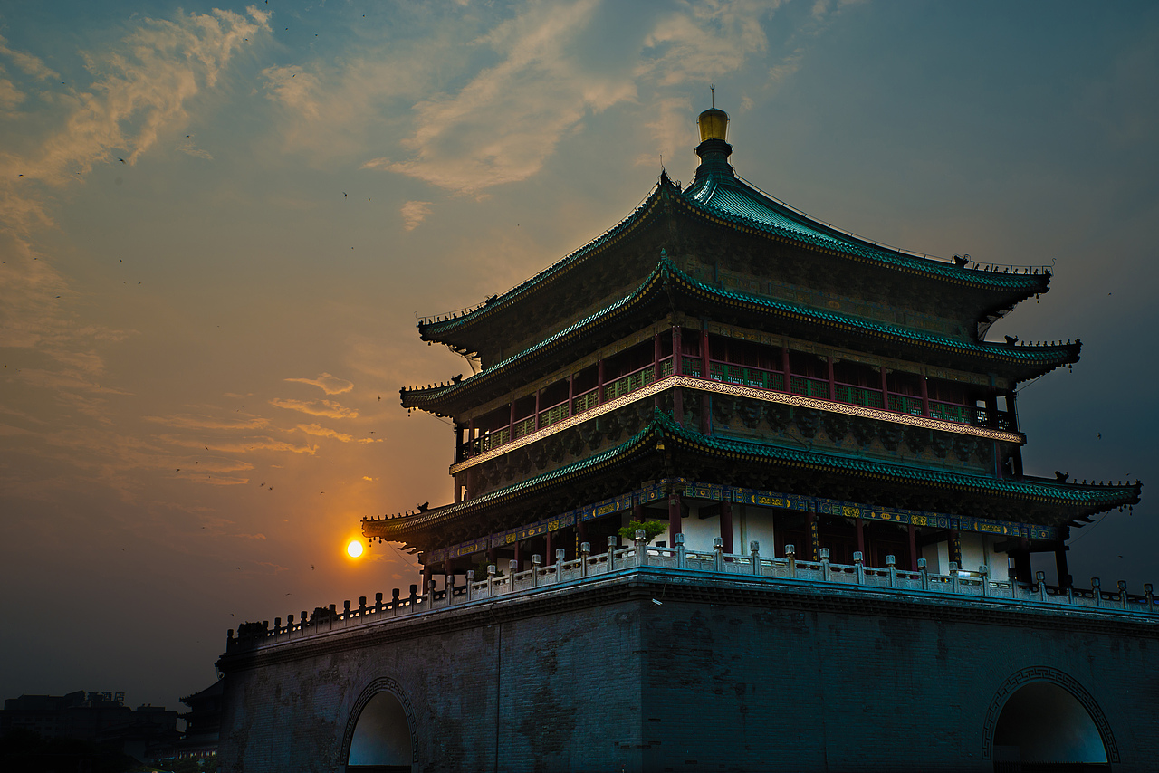 西安钟楼、鼓楼