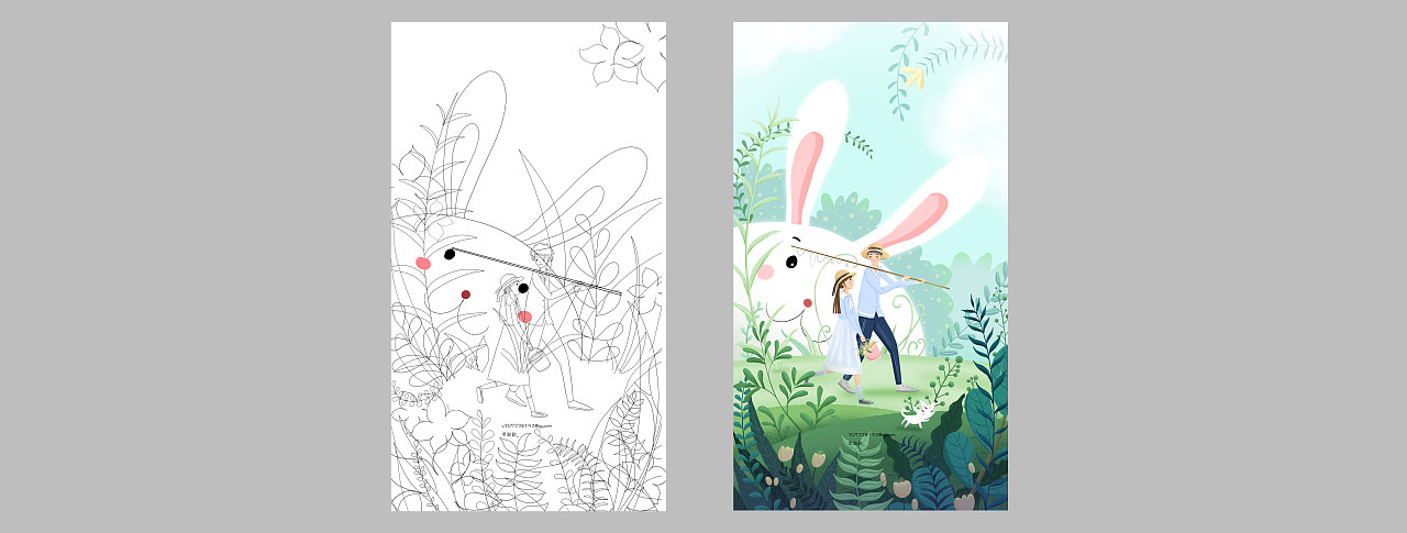 四季插图-春夏秋冬（图ZMTMwODc0NzAw） - 商业插画 - 站酷设计师思歌歌_原创素材 - 站酷ZCOOL