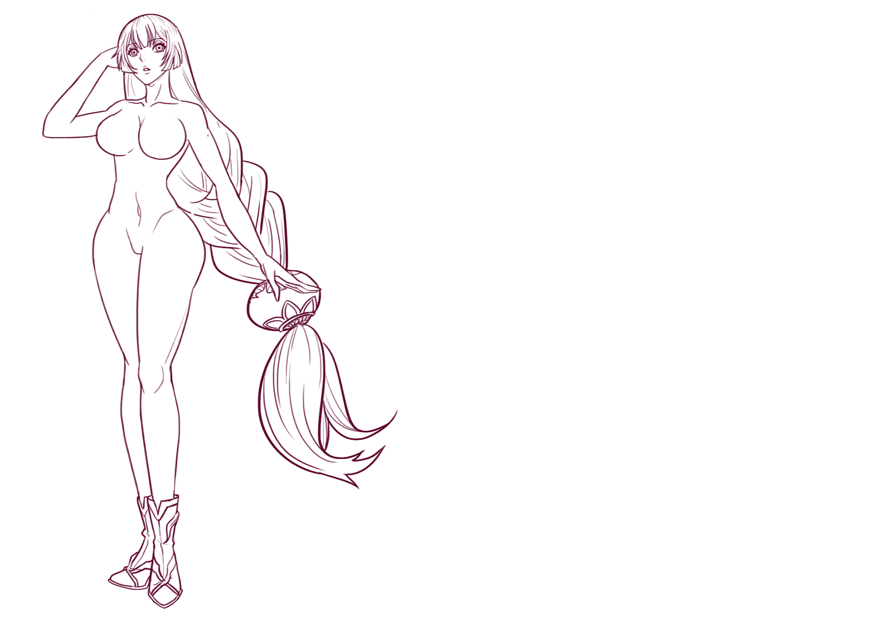 游戏人物原画 草稿（图ZODg3NTM0NDQ=） - 游戏原画 - 站酷设计师乌鸦佬原创素材 - 站酷ZCOOL