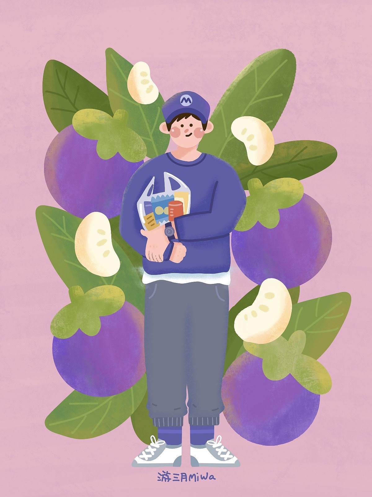 热爱生活,好好穿搭|插画|艺术插画|游三月miwa - 原创作品 - 站酷