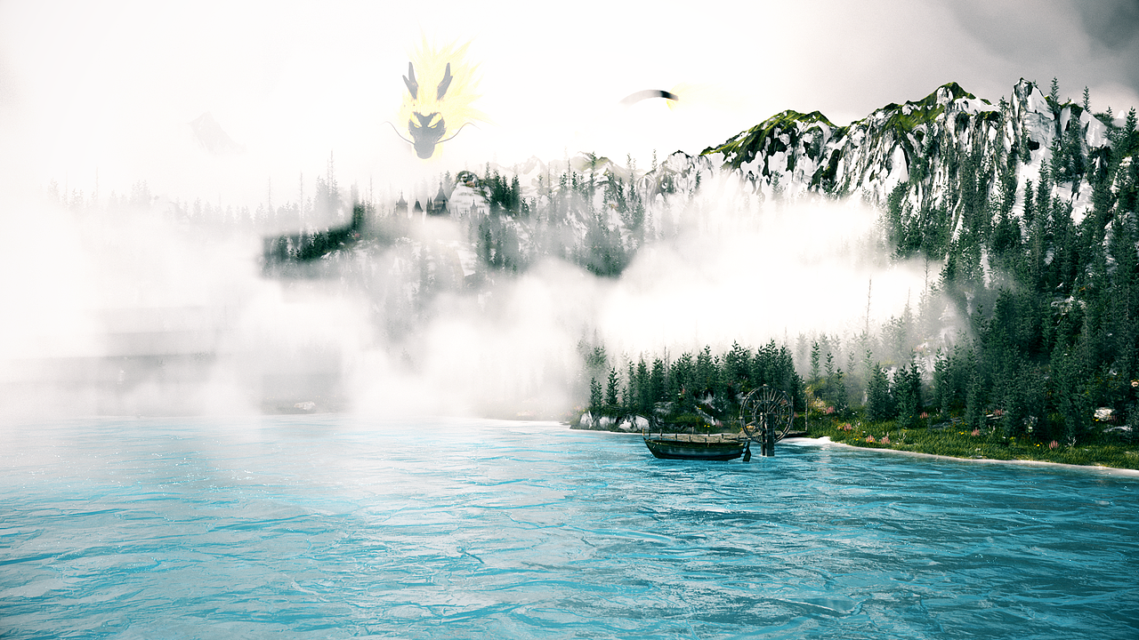 C4D室外大场景（图ZMjQyMjMyMjA4） - 场景 - 站酷设计师行世浮生原创素材 - 站酷ZCOOL