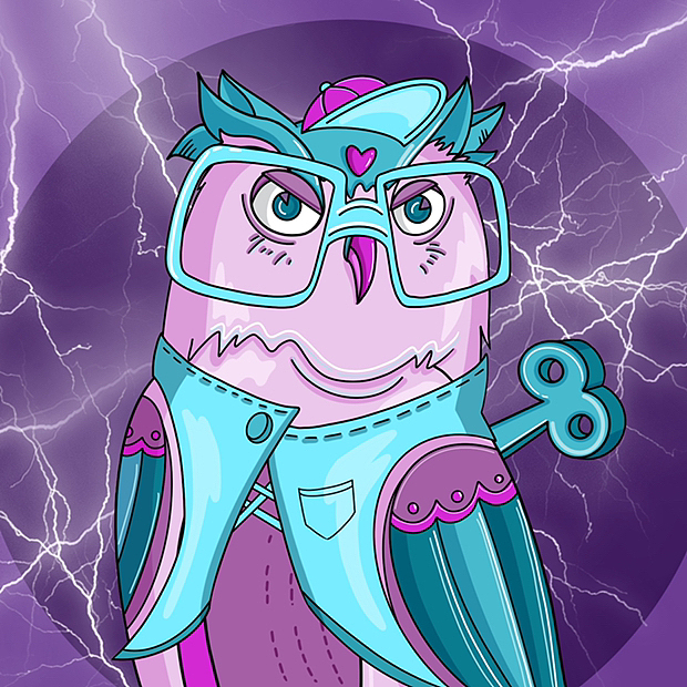 Strange Owl 奇异猫头鹰 -系列 NFT 数字藏品（图ZMzI0MTEyMzMy） - IP形象 - 站酷设计师申申申申申原创素材 - 站酷ZCOOL