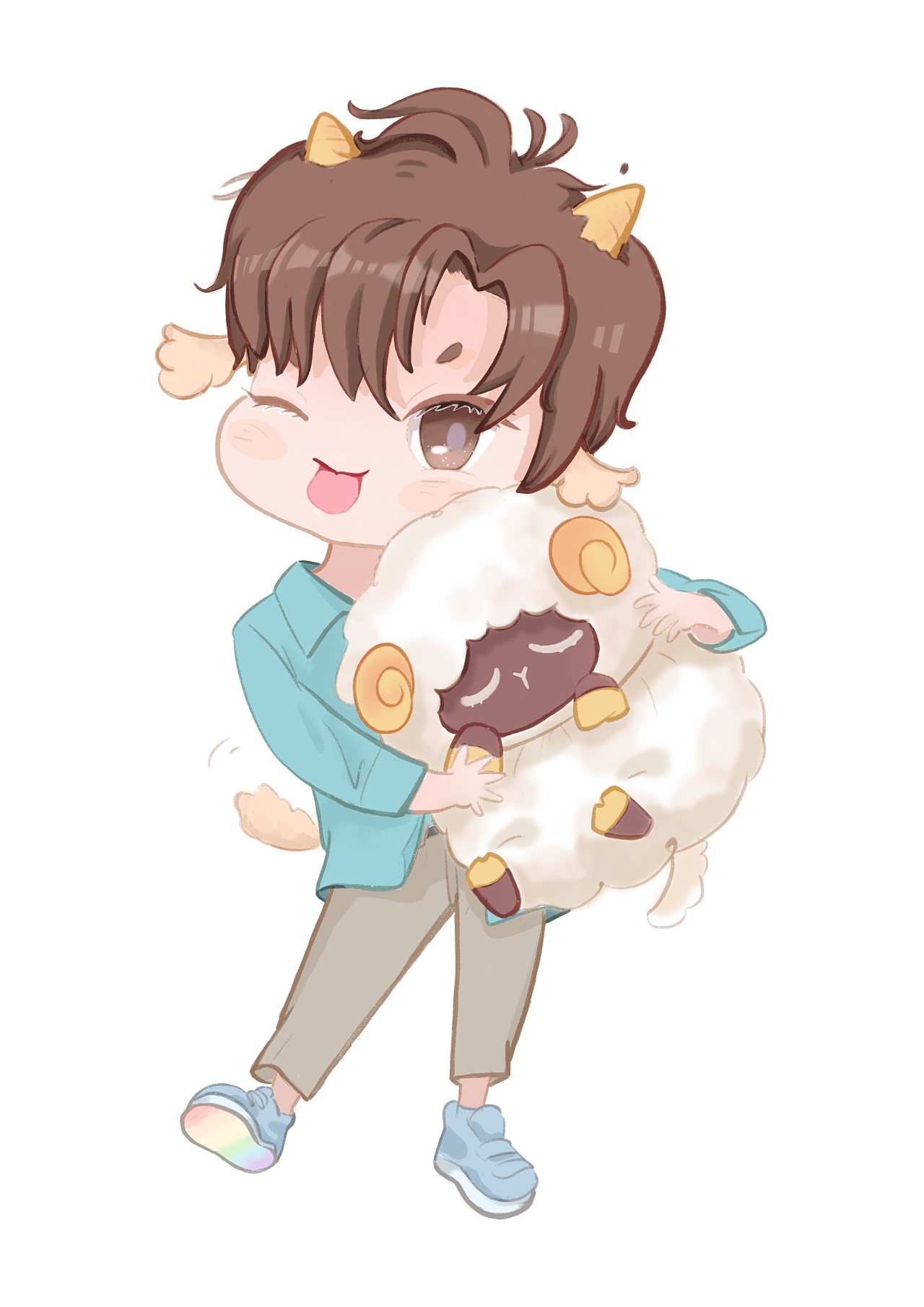 羊男历险记_形象插画委托