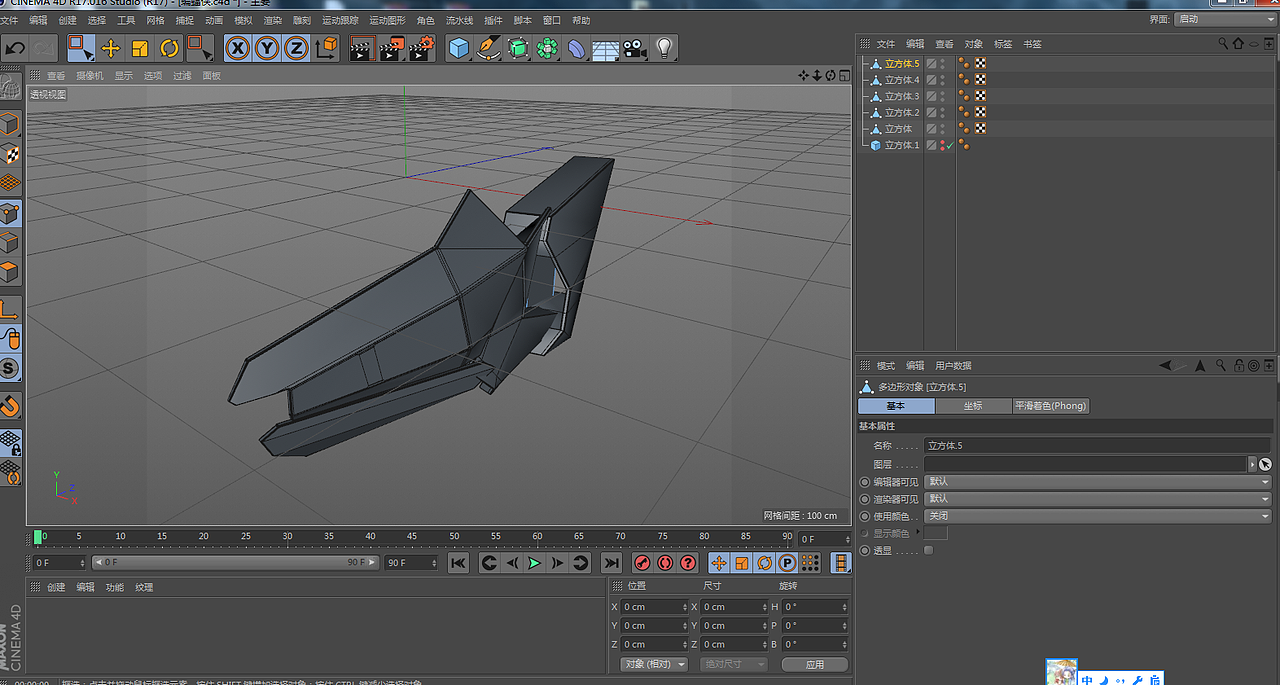 C4D蝙蝠侠车模型