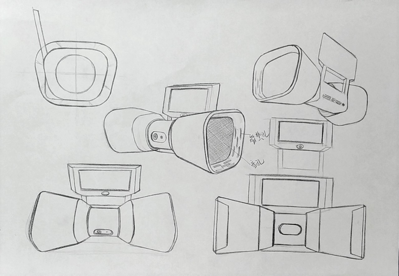 工业设计练习投影仪