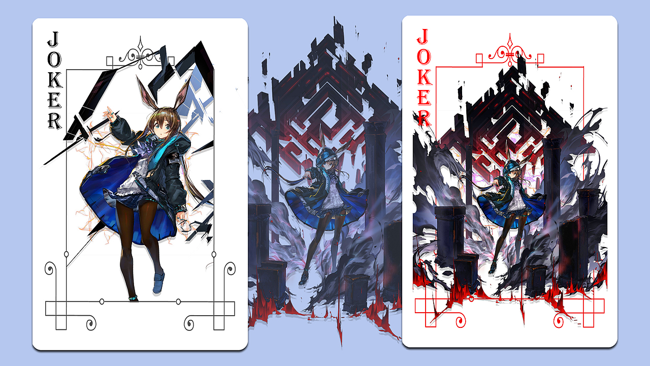 游戏【明日方舟】周边扑克