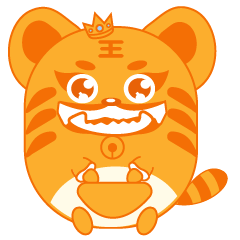 小老虎微信表情包（图ZMjU2ODIzNzI4） - IP形象 - 站酷设计师蓝色火焰love原创素材 - 站酷ZCOOL