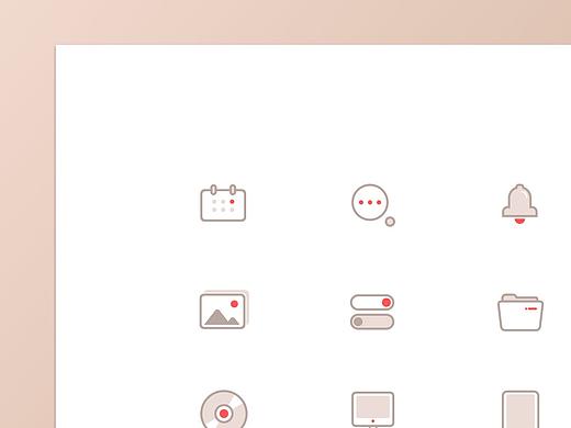 app应用的一套图标