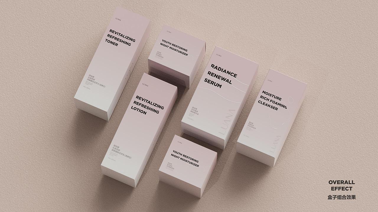 LUANA潞安娜 护肤品包装设计（图ZMjU3ODIzODI0） - 包装 - 站酷设计师柏星龙设计原创素材 - 站酷ZCOOL