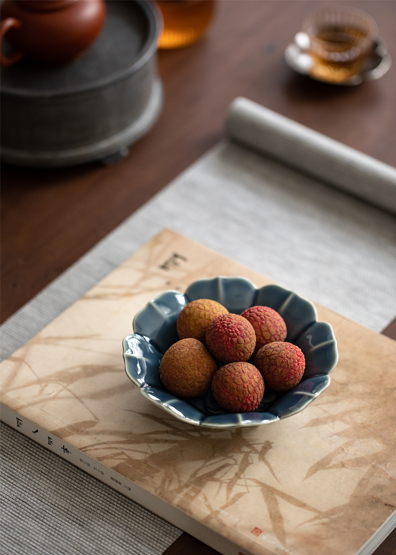 陶瓷茶点盘/茶道茶具配件/小果盘