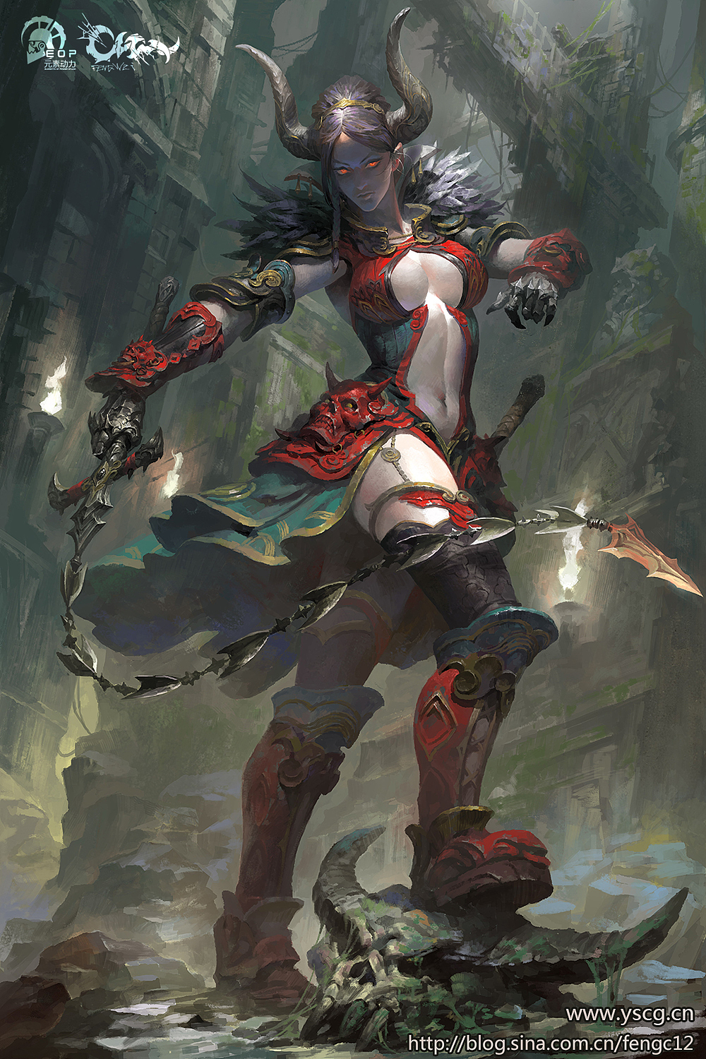 《天魔劫》主题系列海报（图ZMTg0NjY0MDQ=） - 商业插画 - 站酷设计师fengweic12原创素材 - 站酷ZCOOL