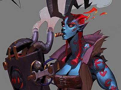 【原创 多图】游戏《Battleborn》角色设计