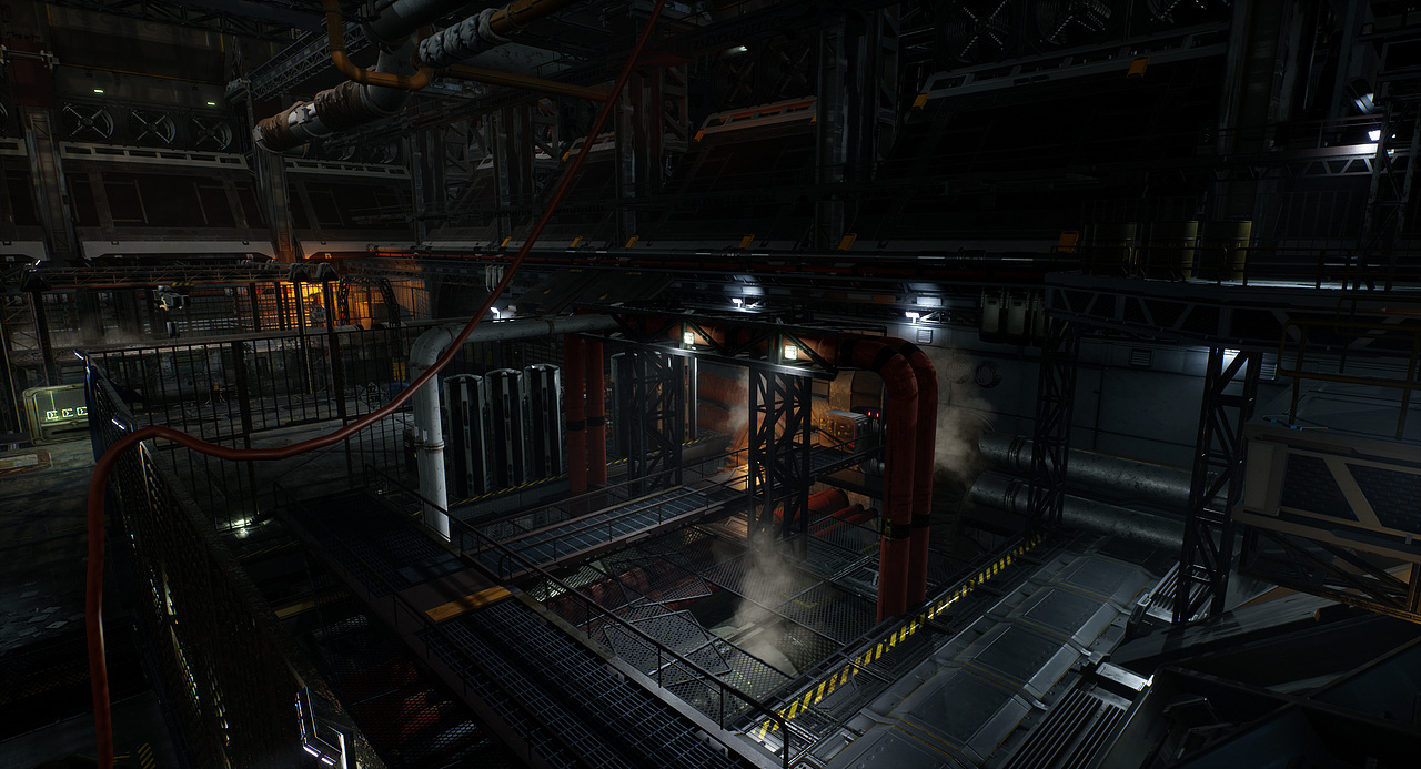 ue4科幻工厂地编设计练习