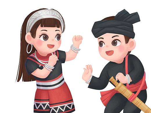 民族插画