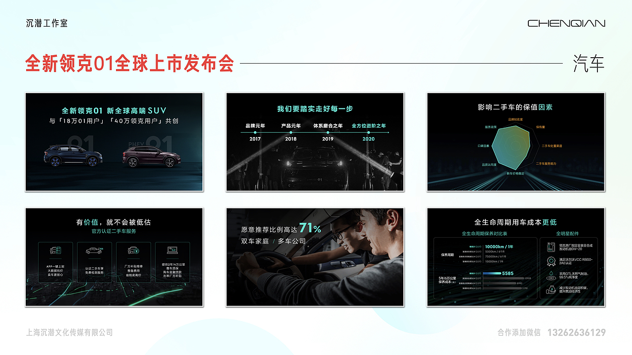 「沉潜工作室」专业发布会Keynote/PPT演示设计工作室