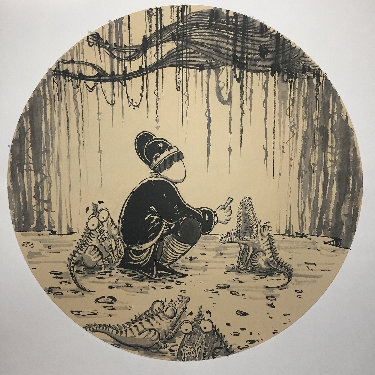 三捕头之丛林（图ZODExMDEyNTY=） - 商业插画 - 站酷设计师九山DADA原创素材 - 站酷ZCOOL