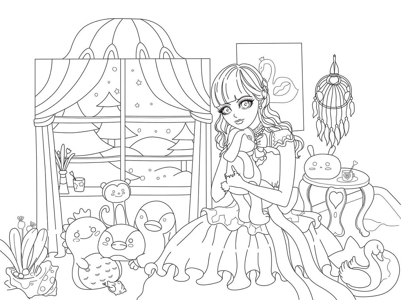 小女孩（图ZMjU0NTQ1MTQ4） - 创作习作 - 站酷设计师粗糙的小画笔原创素材 - 站酷ZCOOL