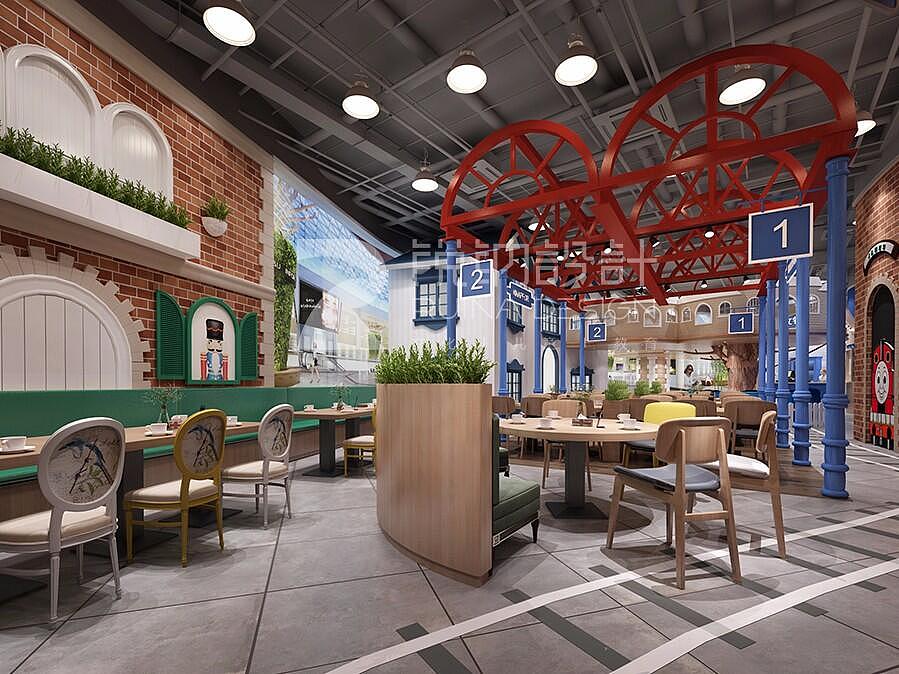 DE小镇亲子餐厅——锐纳设计