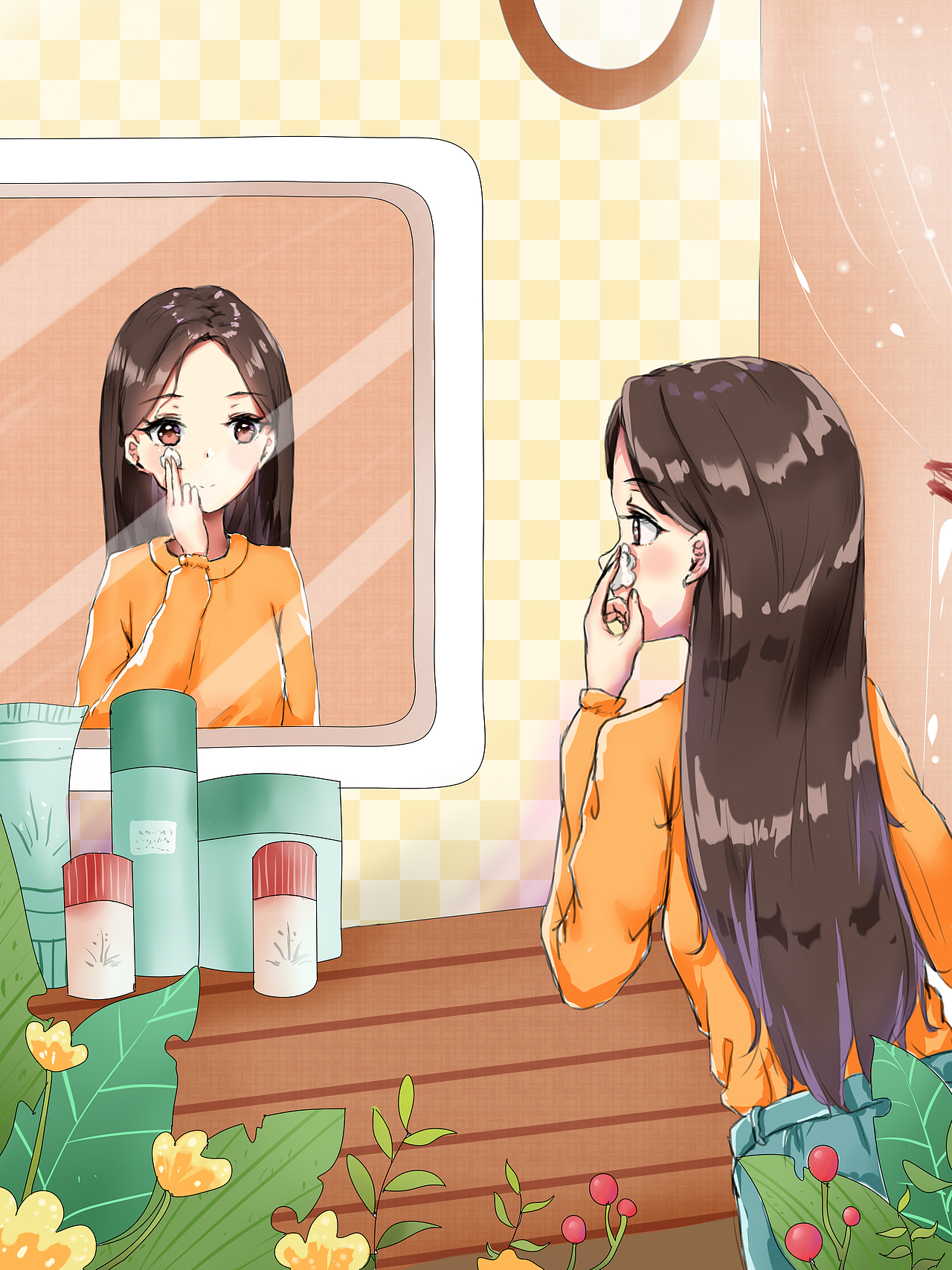 晚间卸妆