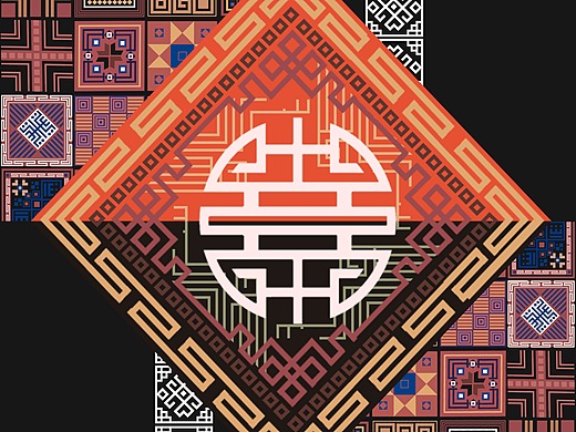 2021毕设设计 i 壮锦纹样,四大名锦,民族纹样