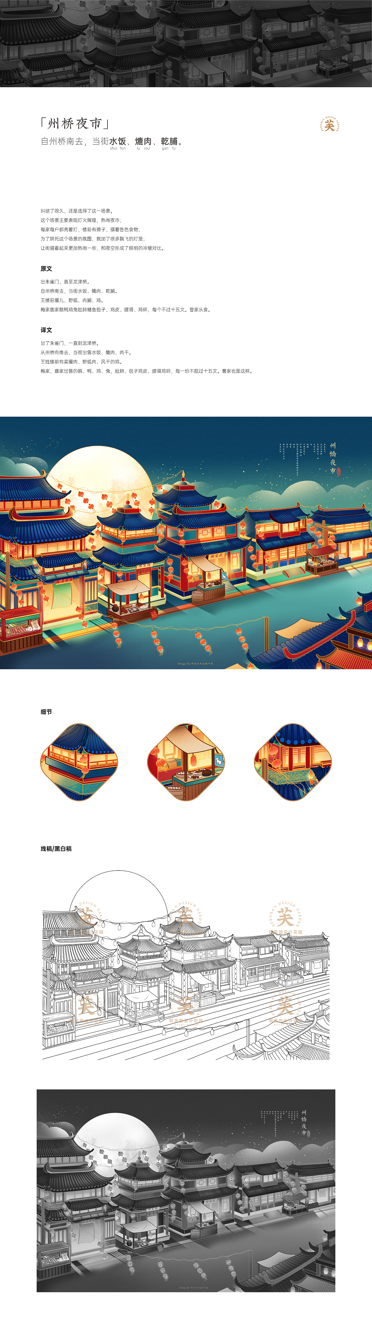 东京梦华录 | 国潮风插画 | 北宋之旅