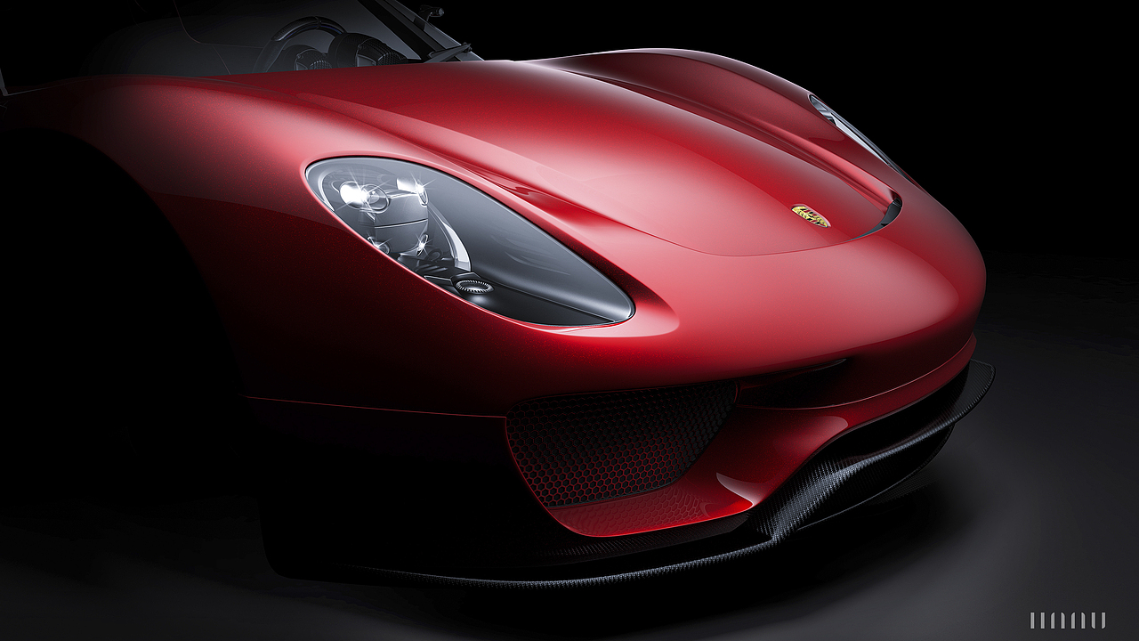 保时捷/918&Cayman GT4_CGI