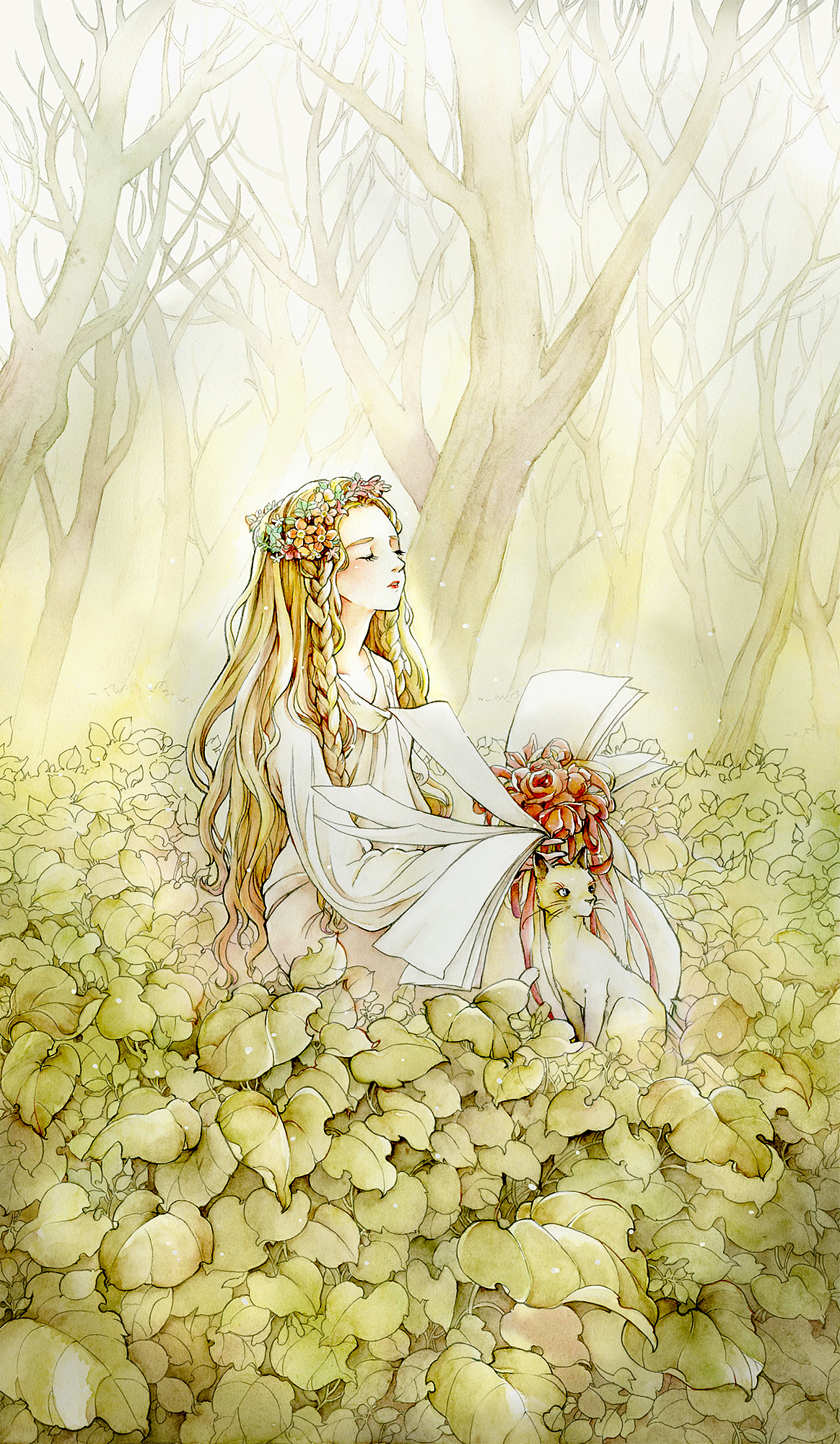 爱上一个人的花开