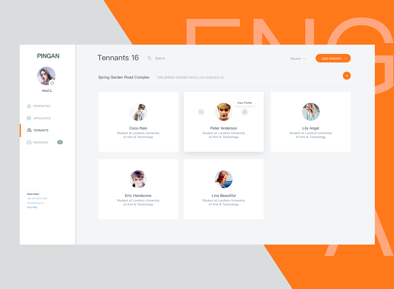 pc端个人中心界面|网页|个人网站|liya133 - 原创作品 - 站酷 (zcool)