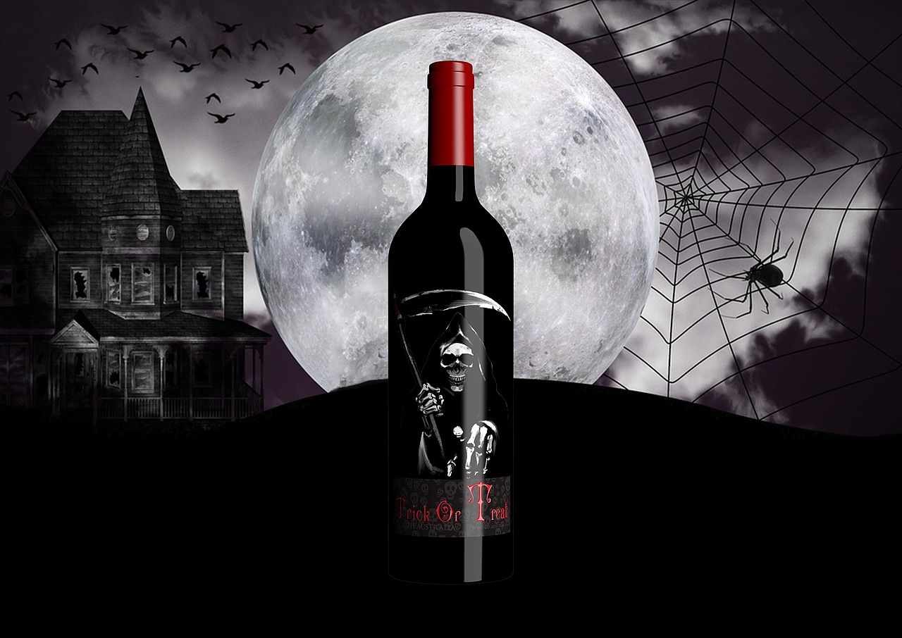 红酒包装设计之万圣节主题创意之惊悚系列