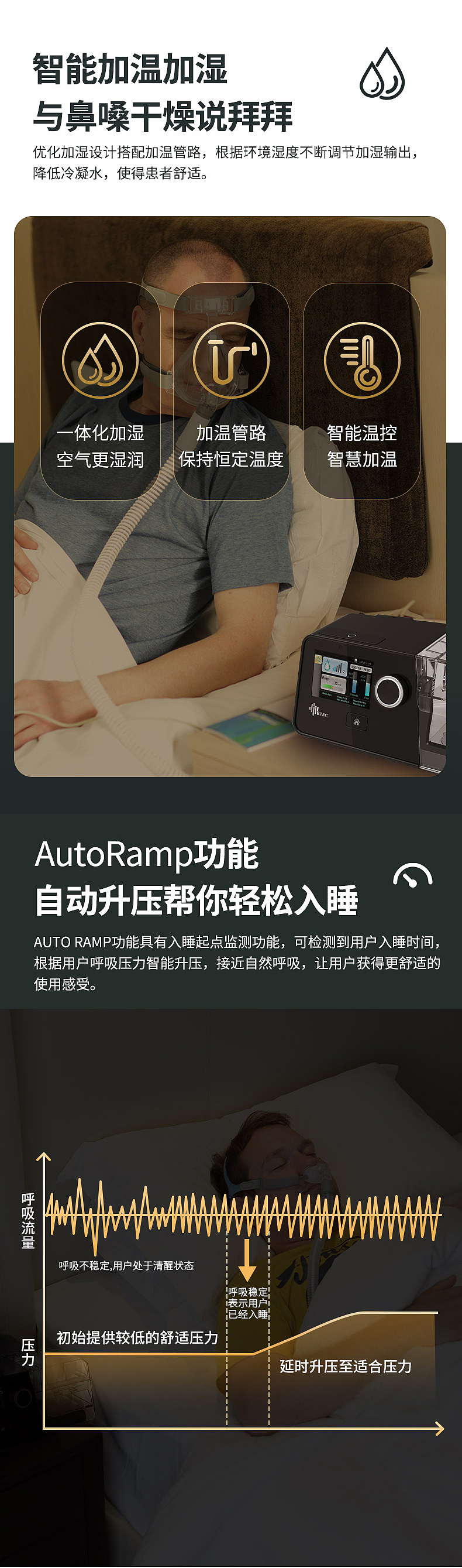 G3-A20呼吸机详情页设计