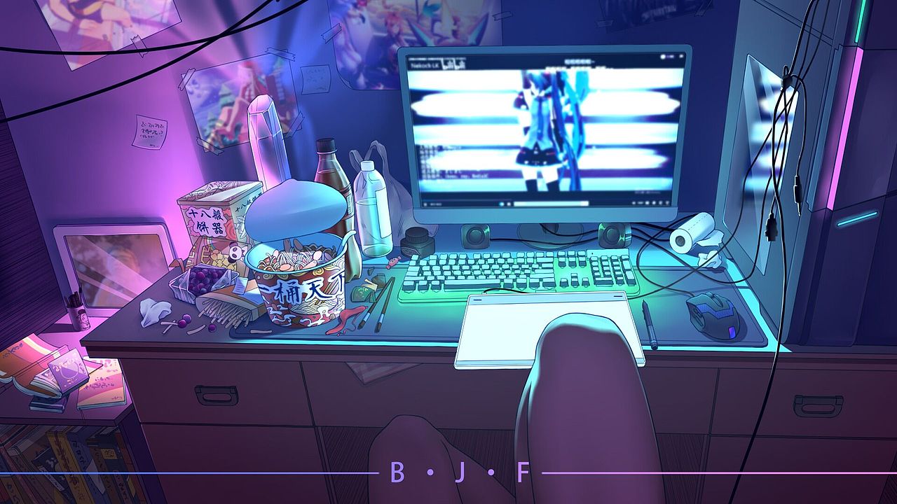 书房场景插画（图ZMTc0NTAxOTM2） - 创作习作 - 站酷设计师飞DesigN飞原创素材 - 站酷ZCOOL