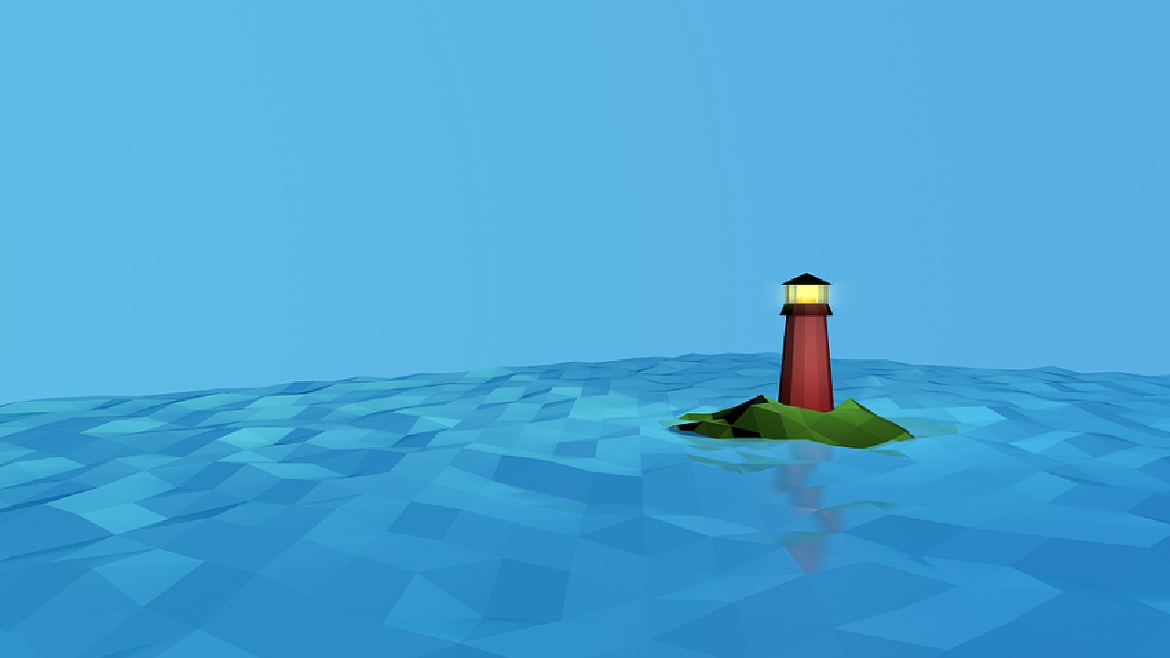 灯塔lowpoly|其他|文案/策划|糖蒜 - 原创作品 - 站酷 (zcool)