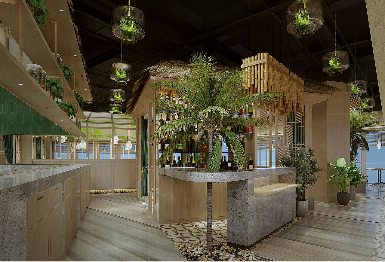 成都餐厅设计丨室内效果图