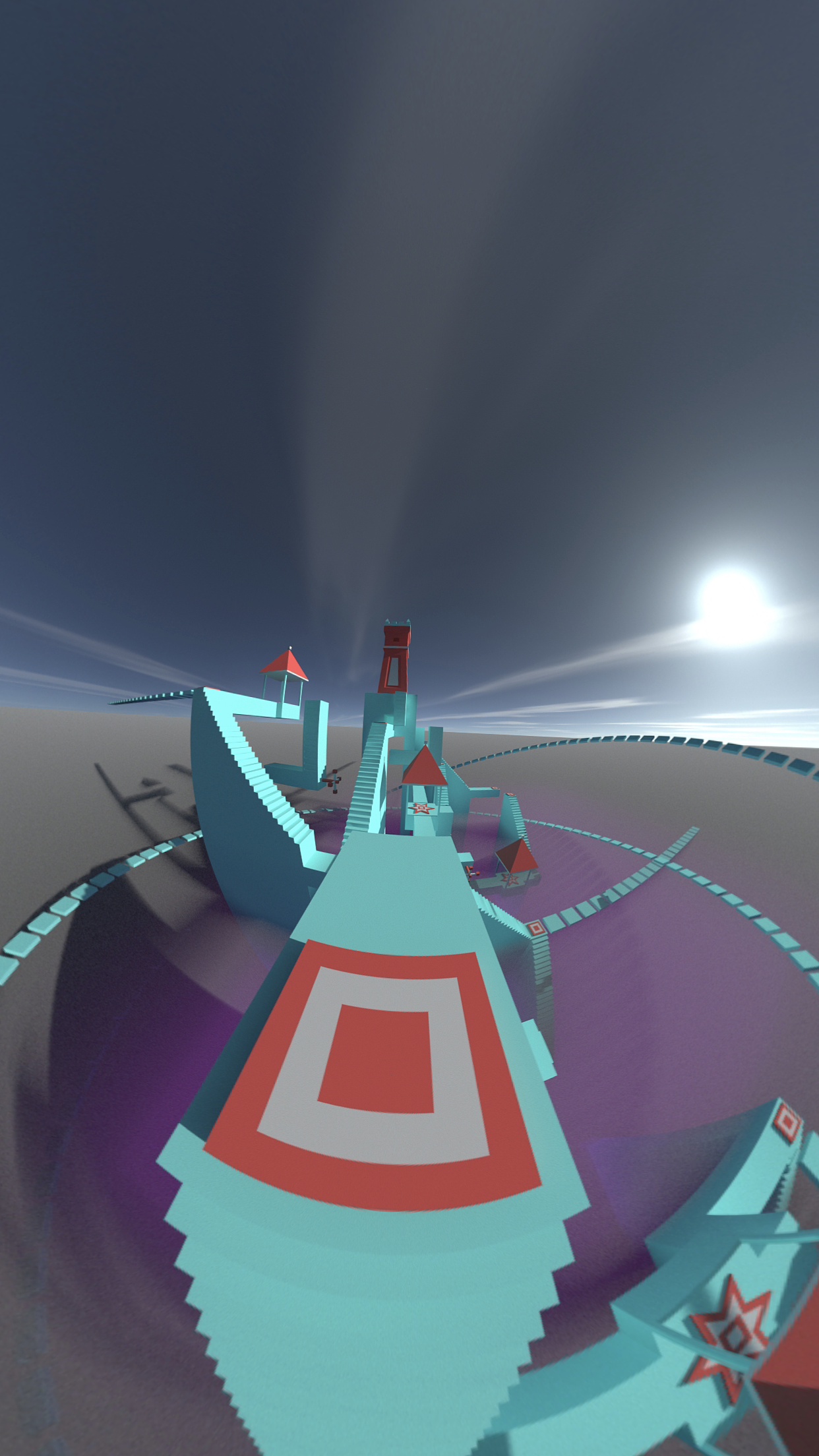 沉浸式第一人称视角全景纪念碑谷vr版纪念碑谷