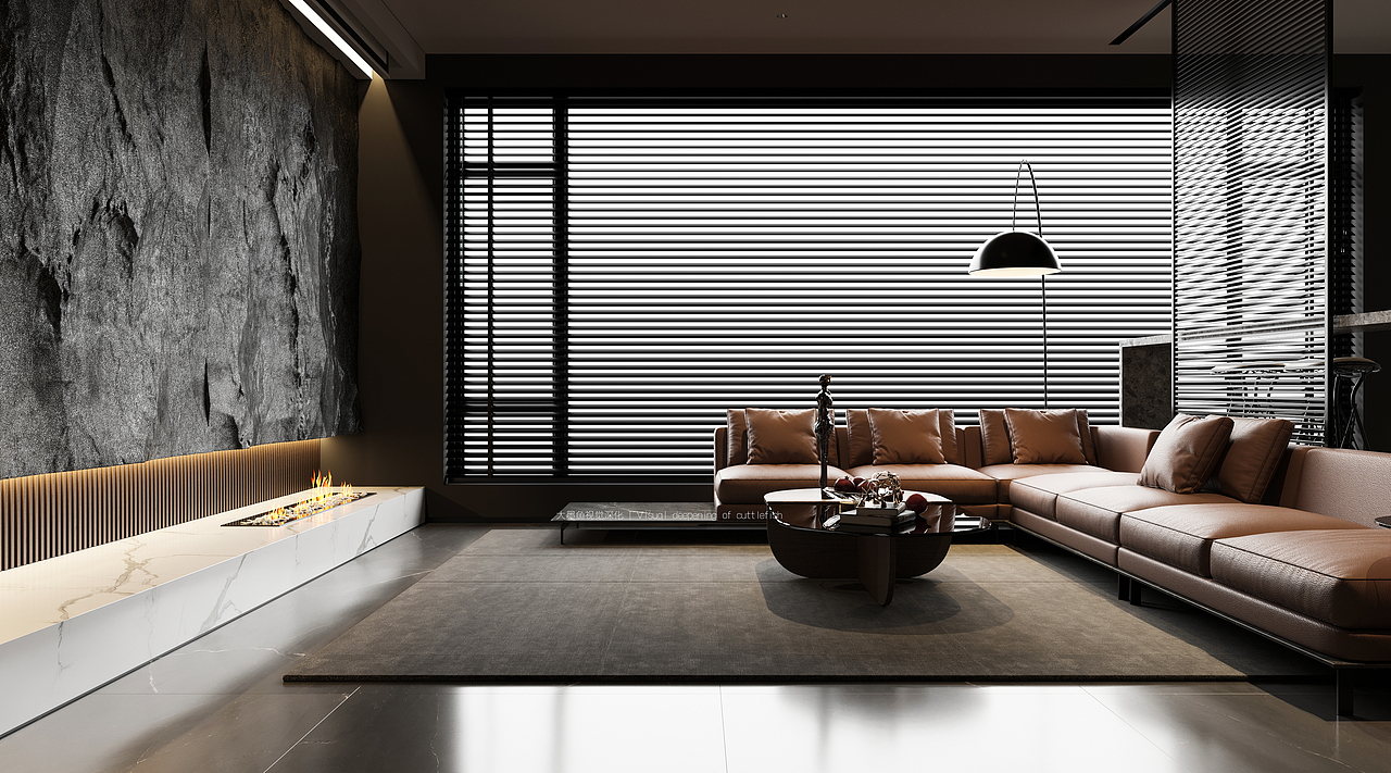 大墨魚視覺深化 | 现代 · 简黑（图ZMjQxMDA4OTky） - 家装设计 - 站酷设计师ink视觉原创素材 - 站酷ZCOOL