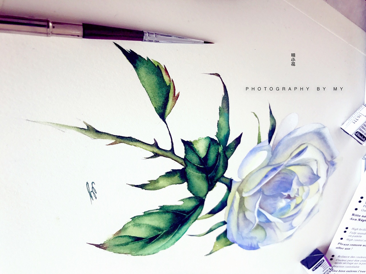 日练~一席素雅皎白~