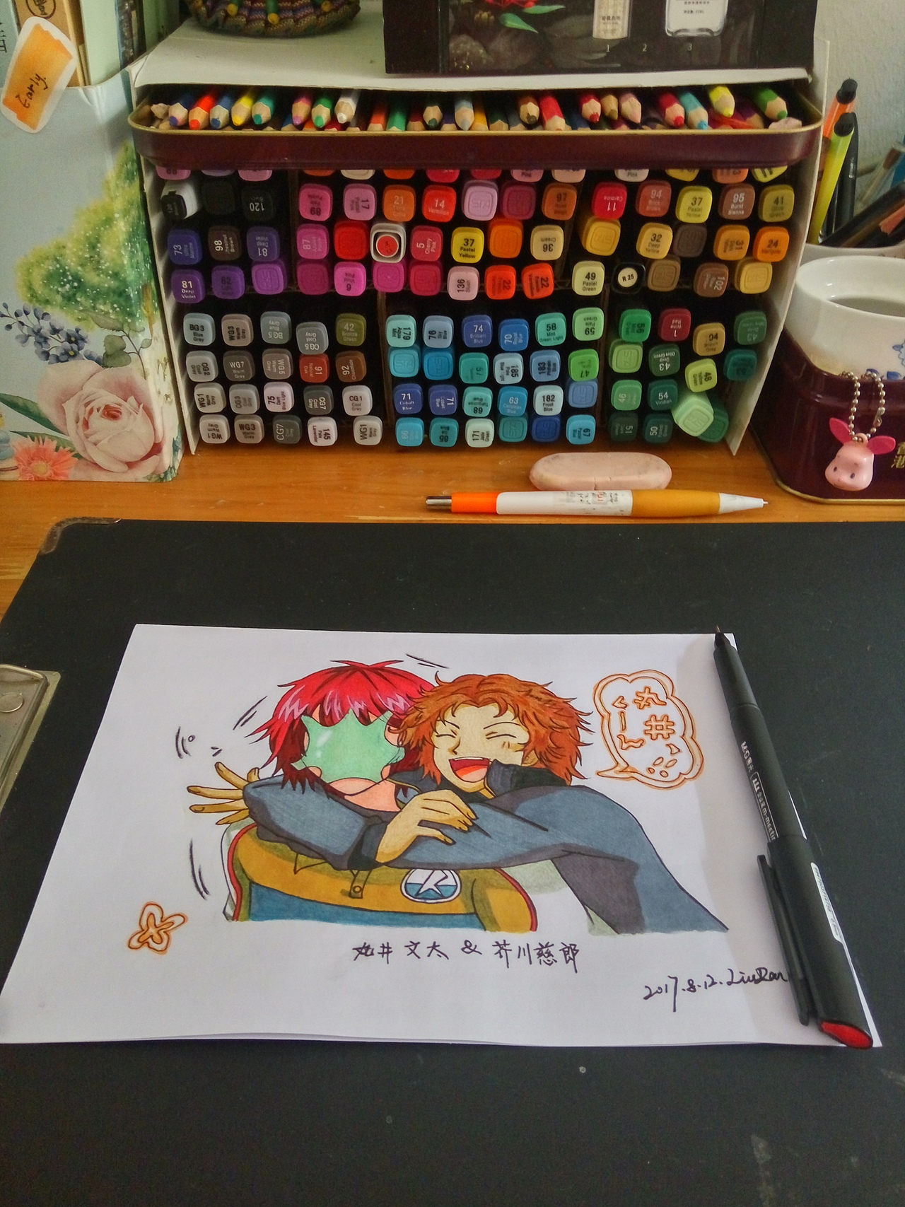 临摹小画， 装饰在墙上（图ZMTA0MDY2ODAw） - 其他手工艺 - 站酷设计师DDAzi原创素材 - 站酷ZCOOL